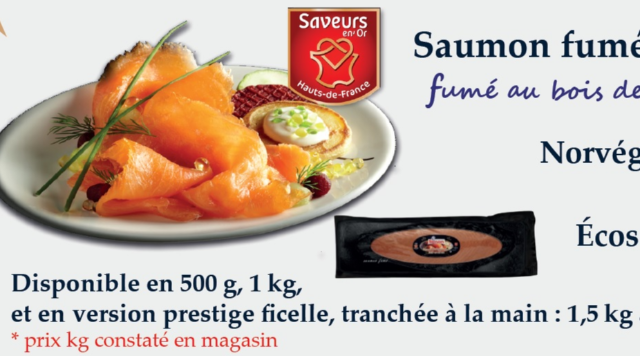 Simon Dutriaux : Vente de Noël : saumon fumé à prix réduit - livraison avant le 19/12
